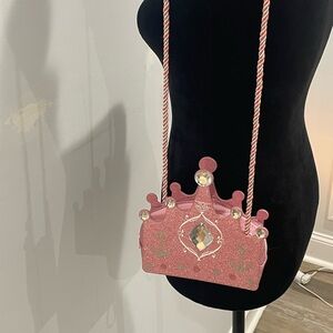 Elegant Pink Crown Mini Bag